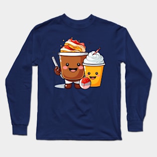 kawaii Ice cream  T-Shirt cute Candy food gilrl funny Long Sleeve T-Shirt